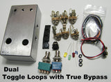 DUAL EFFECTS LOOP SWITCH BOX COMPLETE KIT