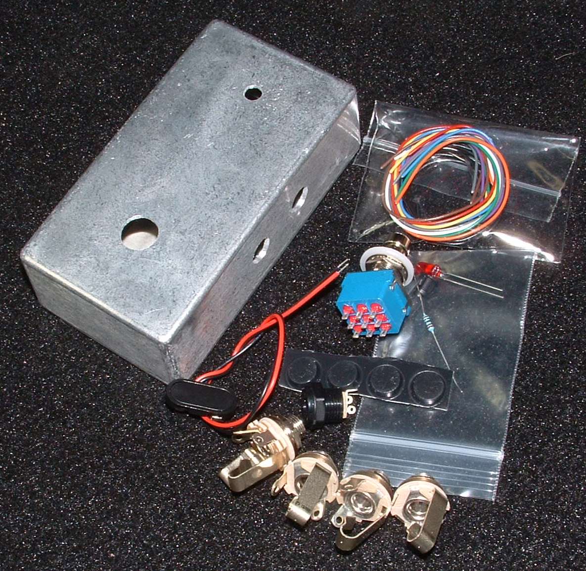diy looper pedal kit EFFECTS LOOP SWITCH BOX COMPLETE KIT