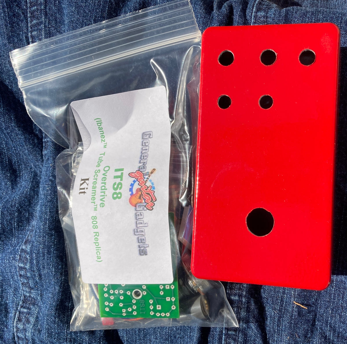 Tube Screamer TS808 Replica Complete Kit: DIY Overdrive Pedal