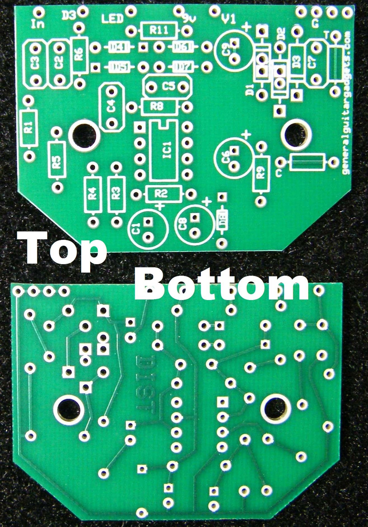 MXR™ DISTORTION +/DOD™ 250/ROSS™ DISTORTION RTS PCB