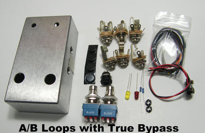 DUAL EFFECTS LOOP SWITCH BOX COMPLETE KIT