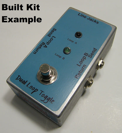 DUAL EFFECTS LOOP SWITCH BOX COMPLETE KIT