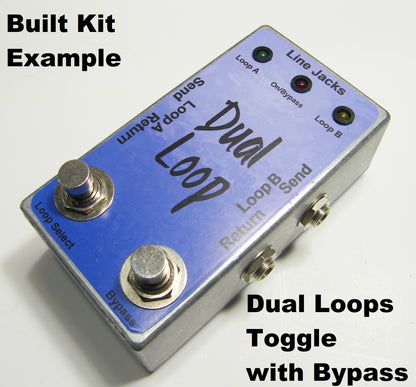 DUAL EFFECTS LOOP SWITCH BOX COMPLETE KIT