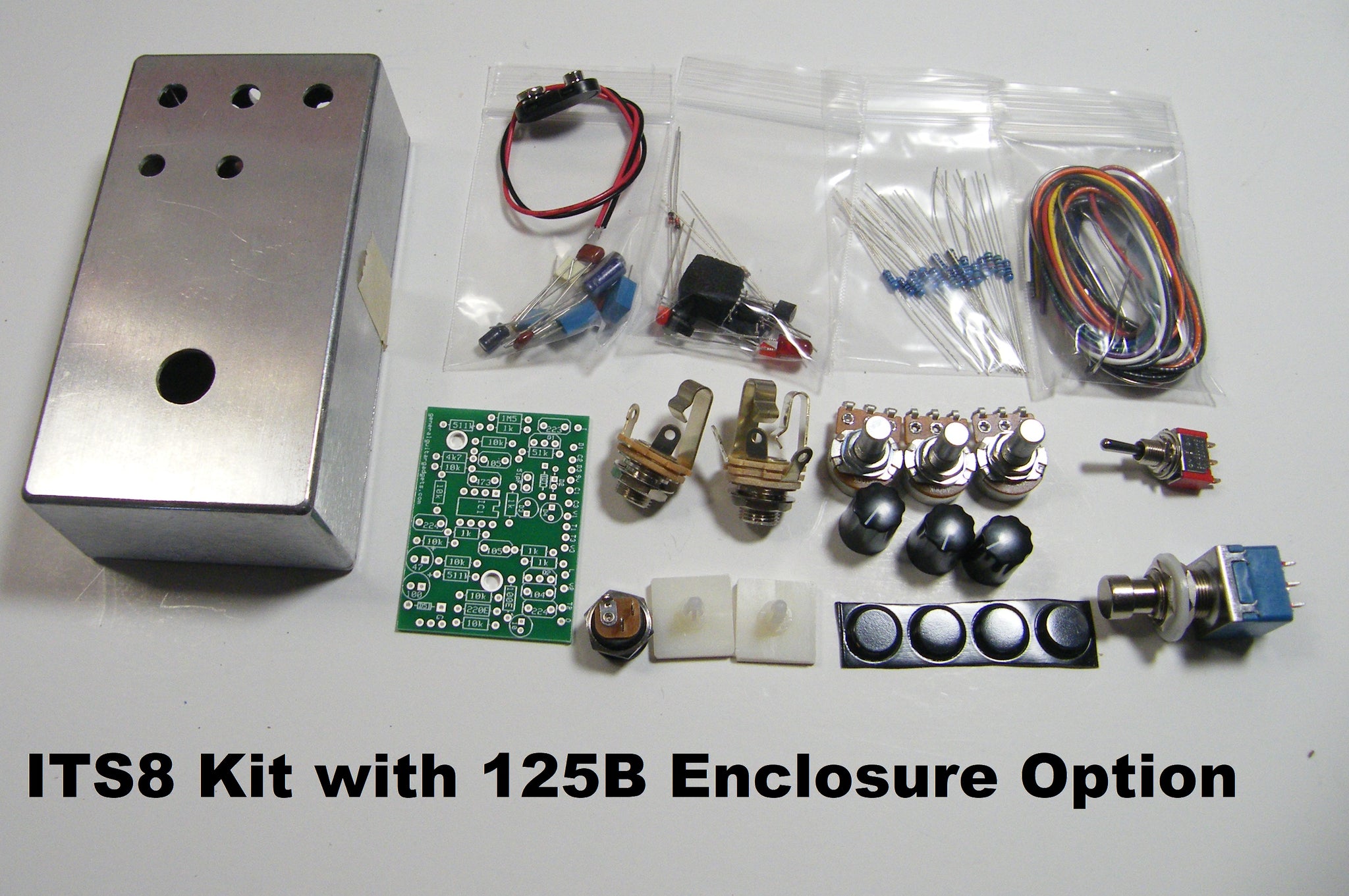 diy tube pedal IBANEZ TUBE SCREAMER (TS-808) REPLICA COMPLETE KIT