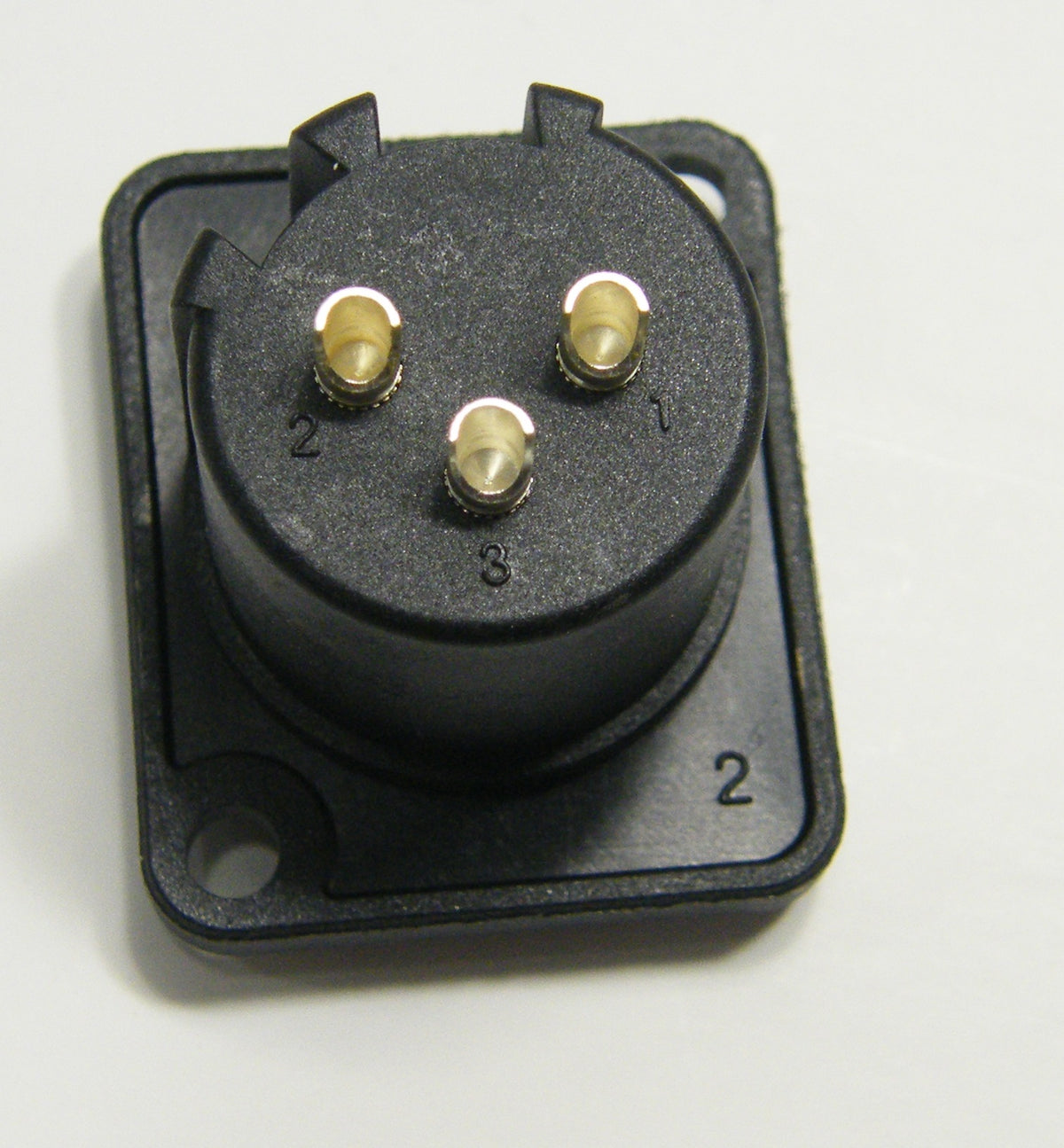 XLR JACK - MALE, PLASTIC