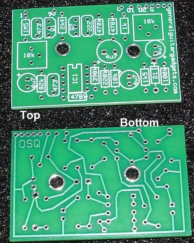 DAN ARMSTRONG™ ORANGE SQUEEZER™ REPLICA RTS PCB
