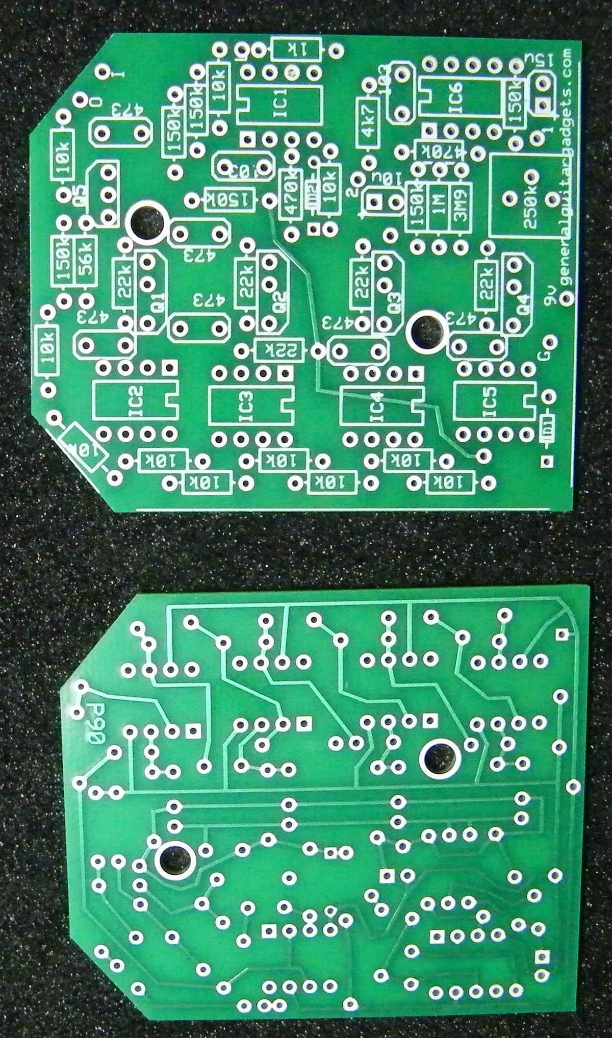 MXR™ PHASE 90™ REPLICA RTS PCB