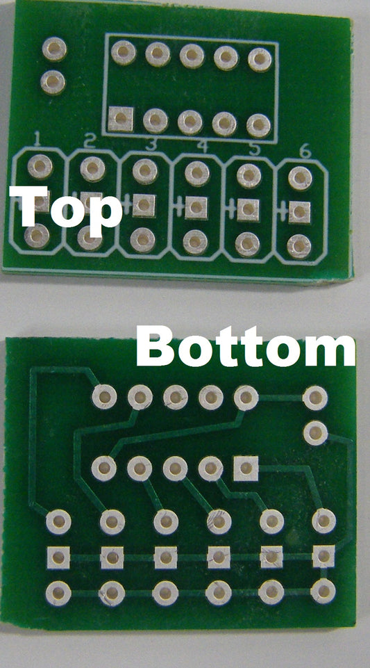 CAPACITOR SELECTOR PRINTED CIRCUIT BOARD